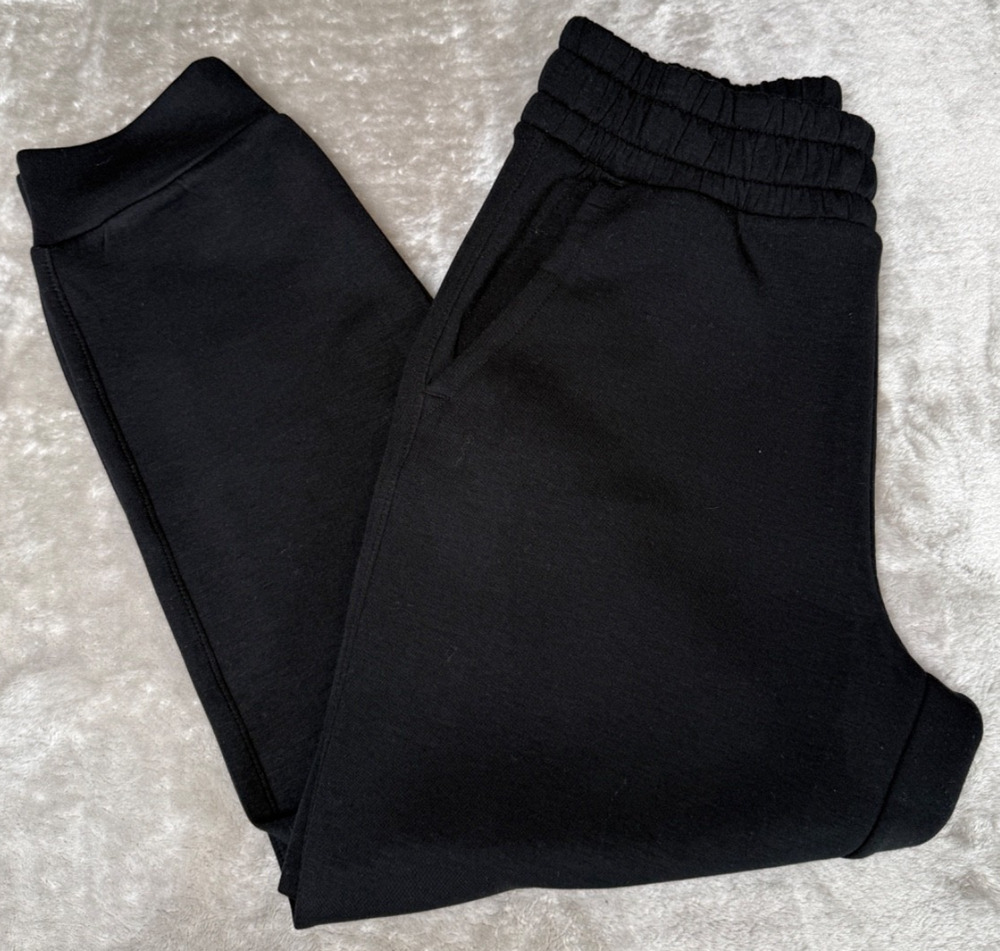 Old Navy Black Bounce Fleece Breathable Jogger Pants Womens Size M